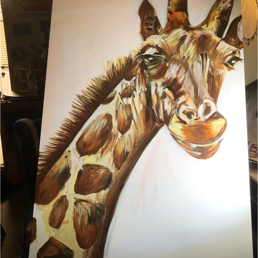 He paints